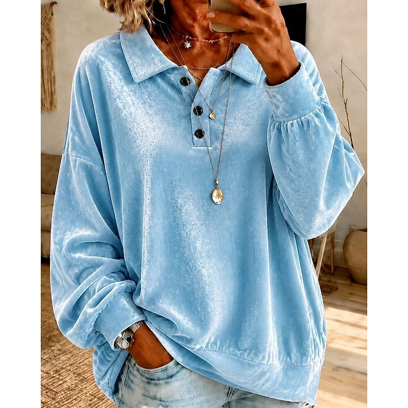 Marjorie | Avslappnad Krage Pullover