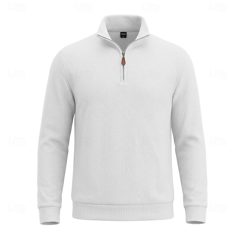 Grady | Texturerad Quarter-Zip Pullover
