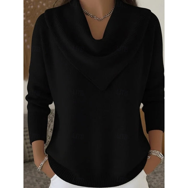 Ottilie | Draperad Cowl-Neck Jumper