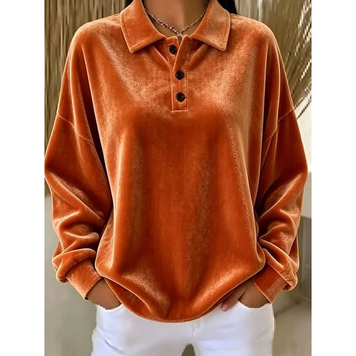 Marjorie | Avslappnad Krage Pullover