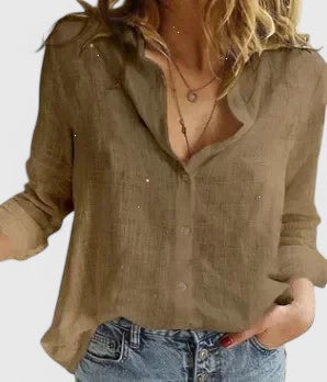 Colette | Raffinerad Knapp-Up Blus