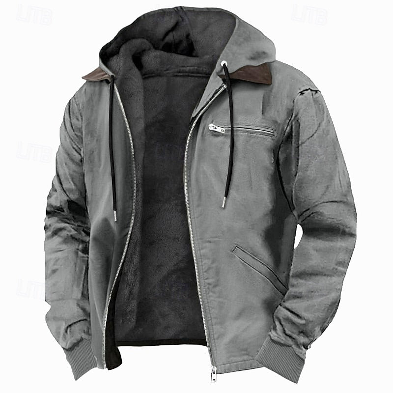 Bennet | Fleece-fodrad Huva Zip Jacka