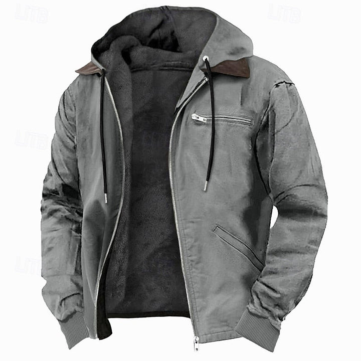 Bennet | Fleece-fodrad Huva Zip Jacka