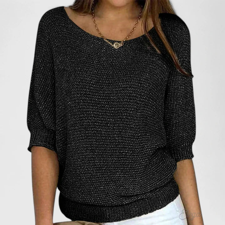 Rosamund | Avslappnad Batwing Tröja