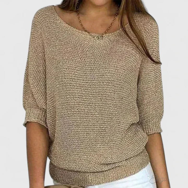 Rosamund | Avslappnad Batwing Tröja