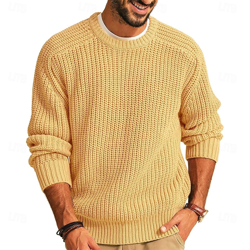 Percy | Ribbad Crew Neck Jumper