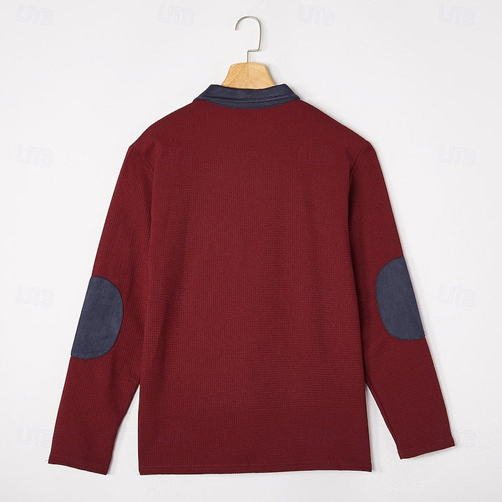Rhett | Texturerad Quarter-Zip Pullover