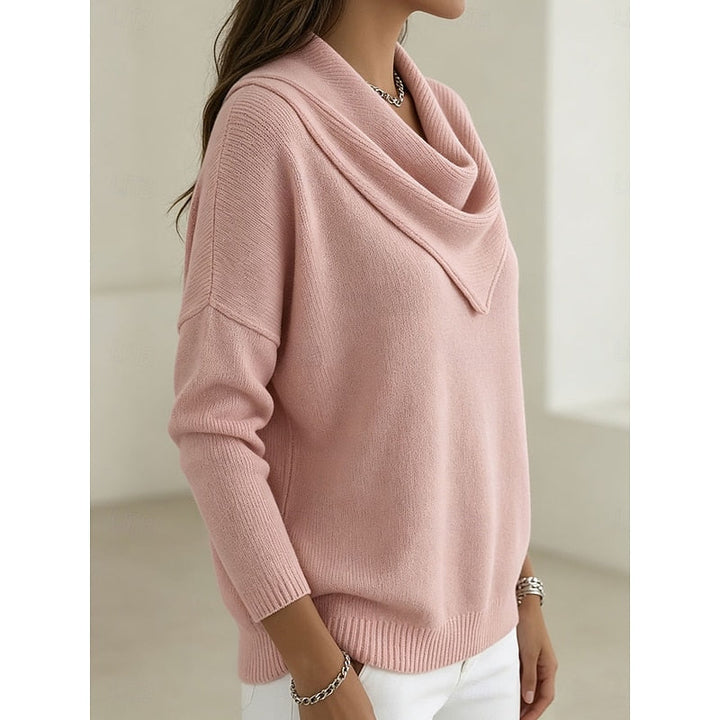 Ottilie | Draperad Cowl-Neck Jumper