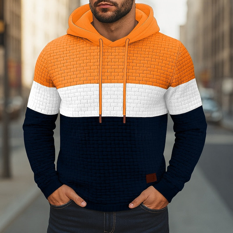 Emory | Färgglad Hooded Pullover Hoodie