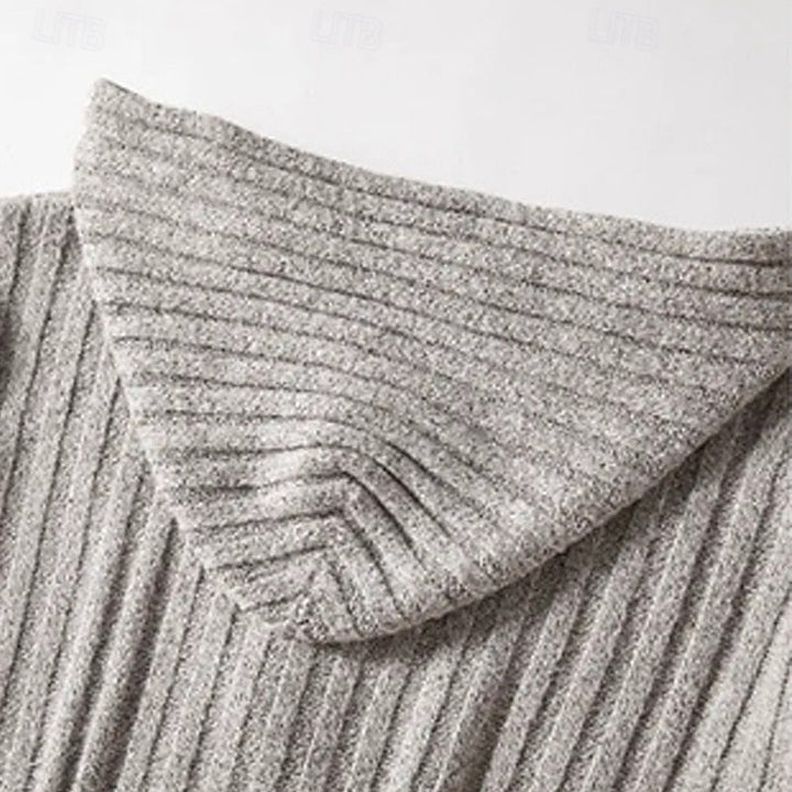 Hartley | Kabelstickad Huva Cardigan