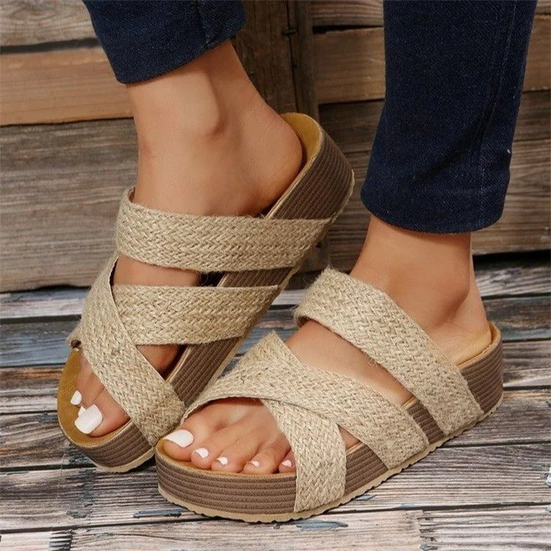 Leah | Retro Bekväma Ortopediska Sandaler