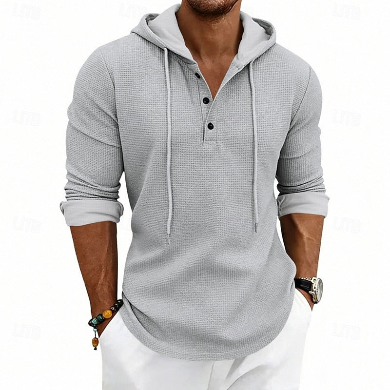 Malcolm | Avslappnad Dragkedja Hoodie