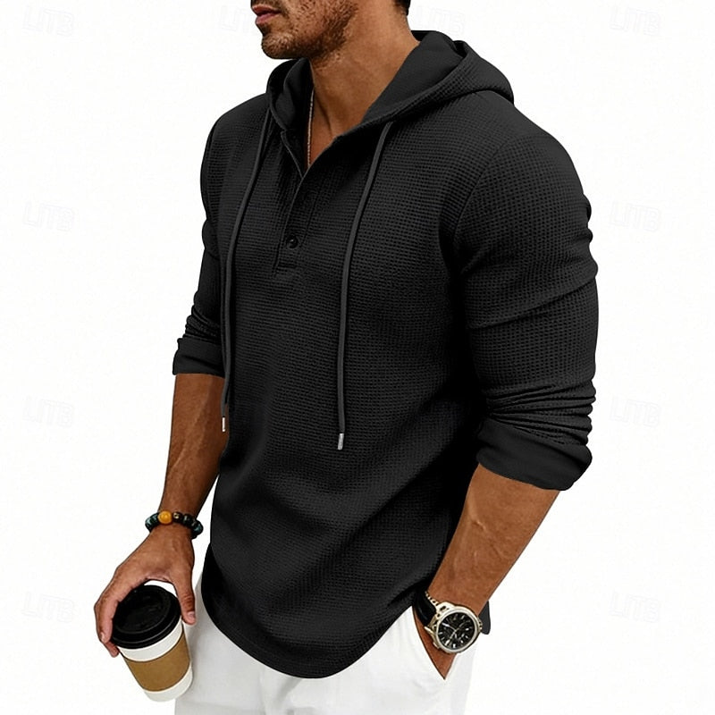 Malcolm | Avslappnad Dragkedja Hoodie