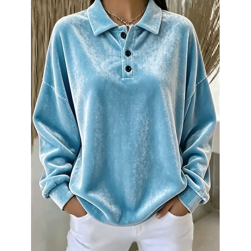Marjorie | Avslappnad Krage Pullover