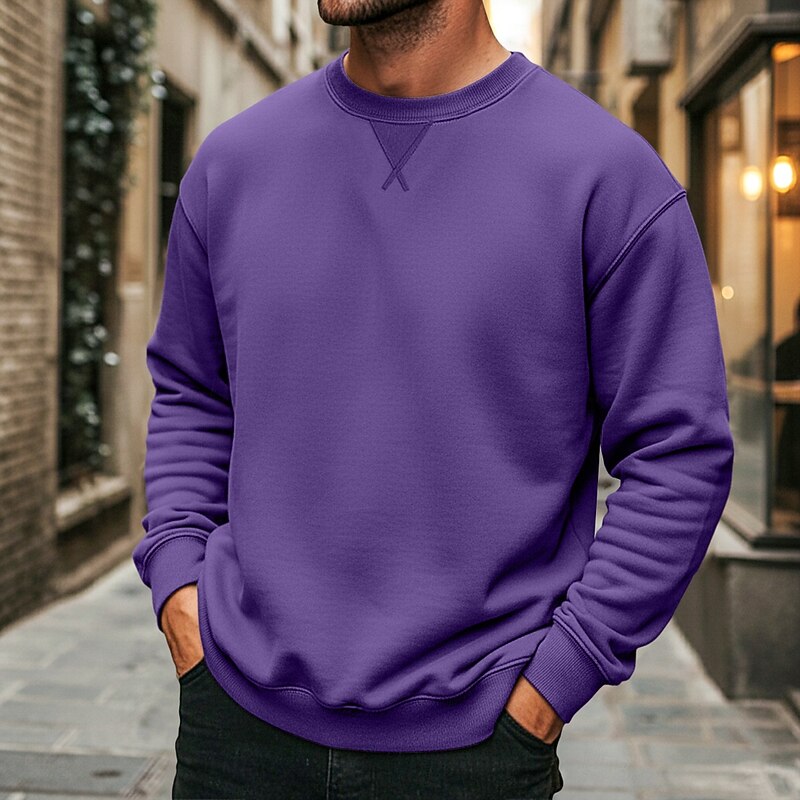 Duncan | Klassisk Crew Neck Sweatshirt