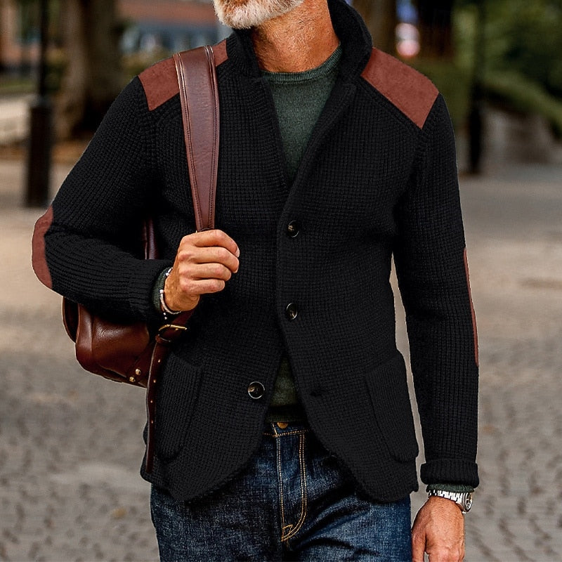 Baxter | Strukturerad Ståkrage Cardigan