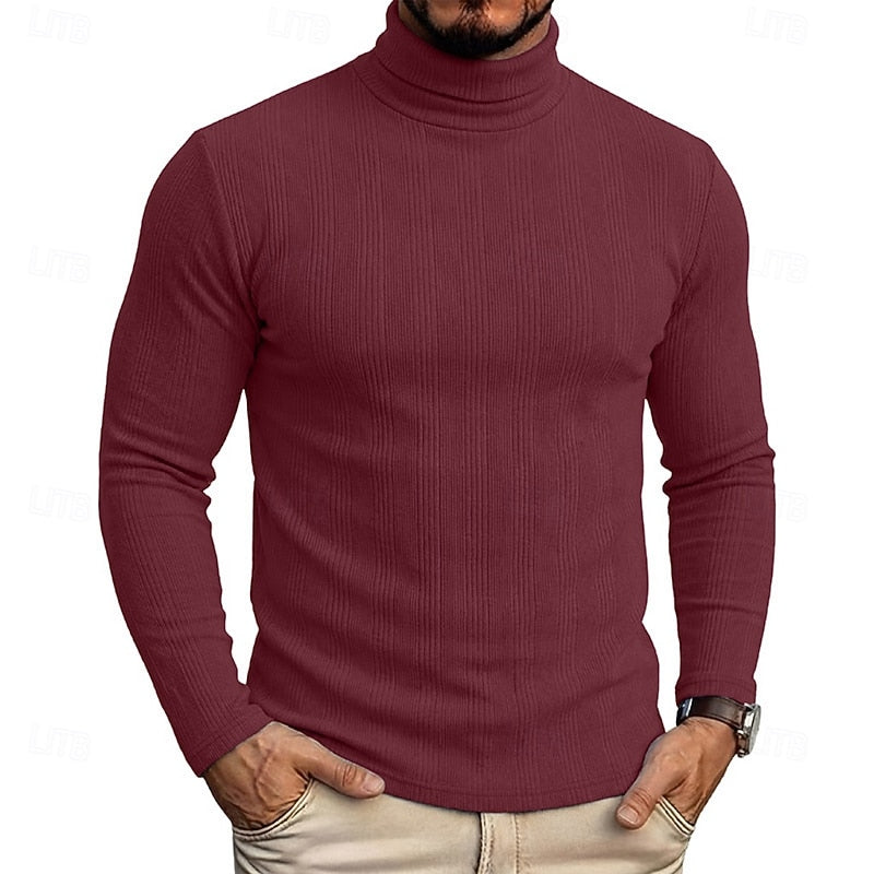 Conrad | Texturerad Turtleneck Topp