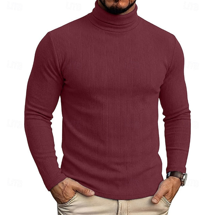 Conrad | Texturerad Turtleneck Topp