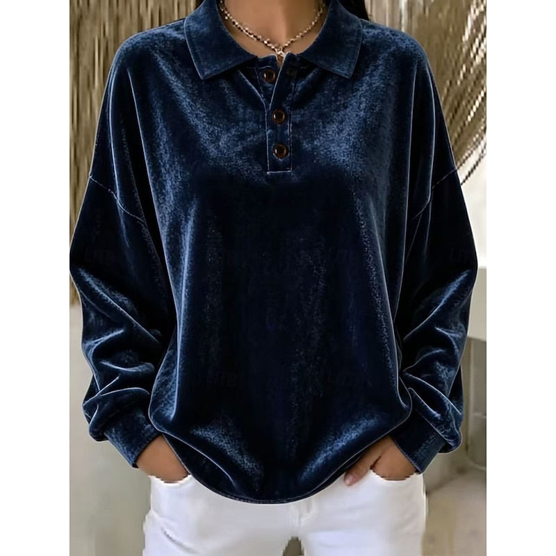 Marjorie | Avslappnad Krage Pullover
