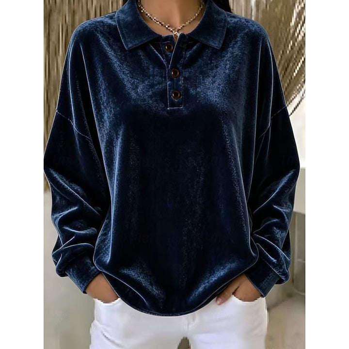 Marjorie | Avslappnad Krage Pullover