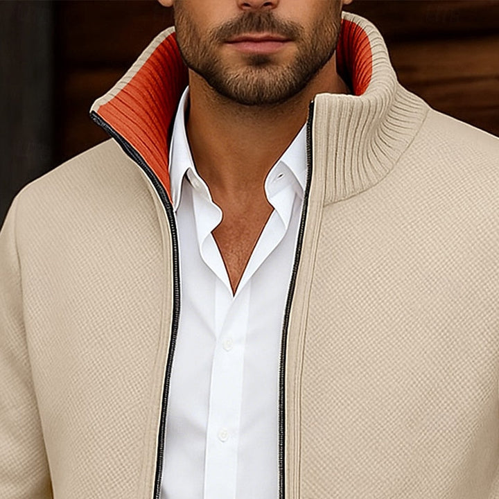 Sawyer | Ståkrage Zip Cardigan