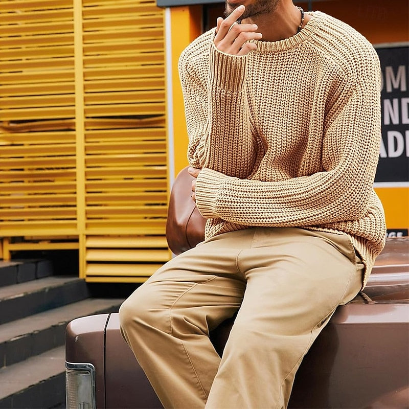 Percy | Ribbad Crew Neck Jumper
