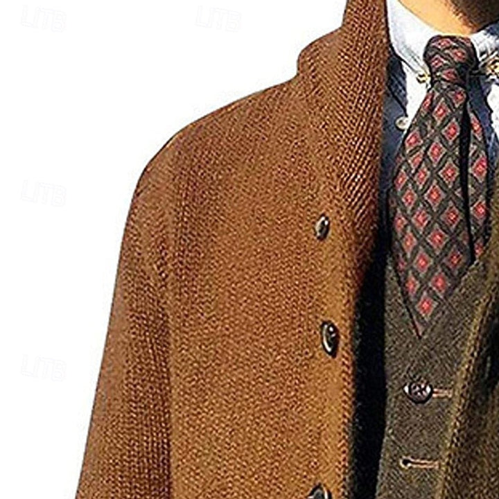 Bertram | Färgglad Sjalkrage Cardigan