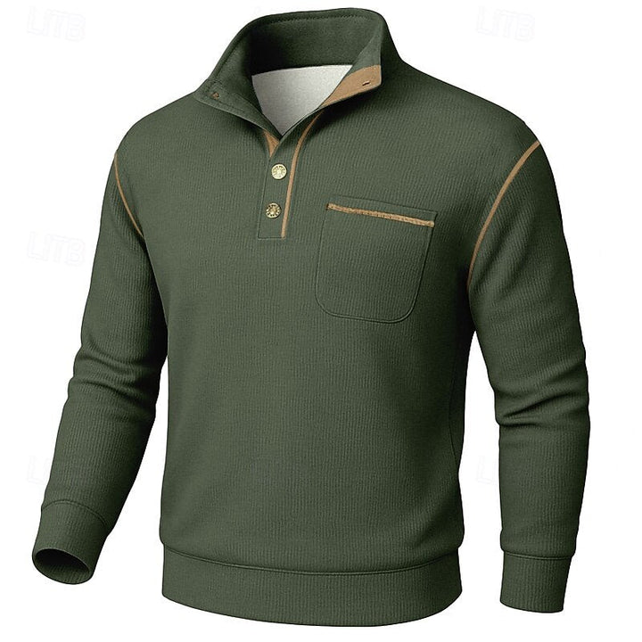 Cormac | Förfinad Ståkrage Pullover