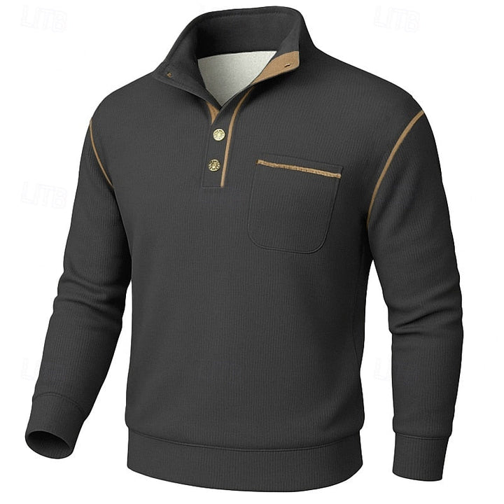 Cormac | Förfinad Ståkrage Pullover