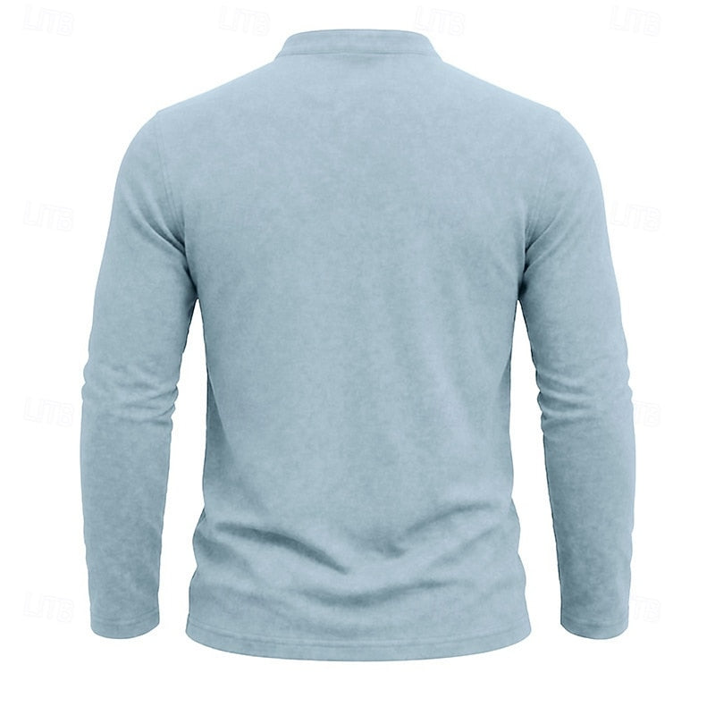 Owen | Klassisk Henley Långärmad Skjorta