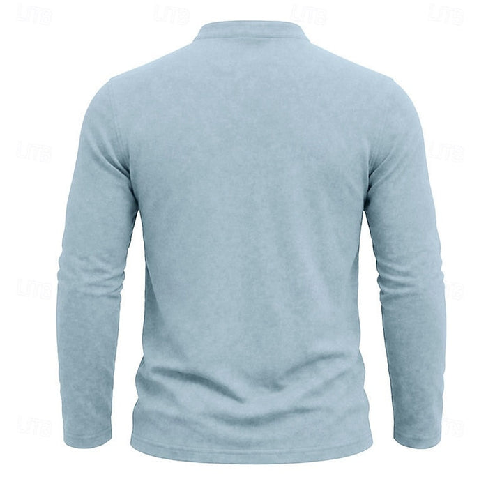 Owen | Klassisk Henley Långärmad Skjorta
