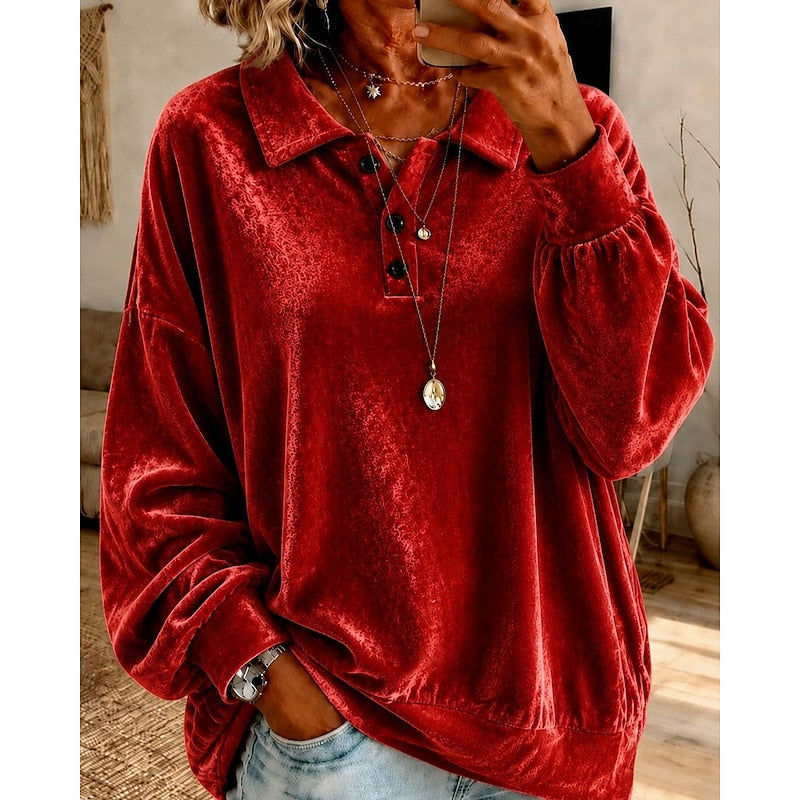 Marjorie | Avslappnad Krage Pullover