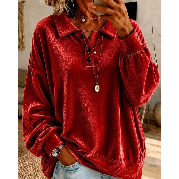 Marjorie | Avslappnad Krage Pullover