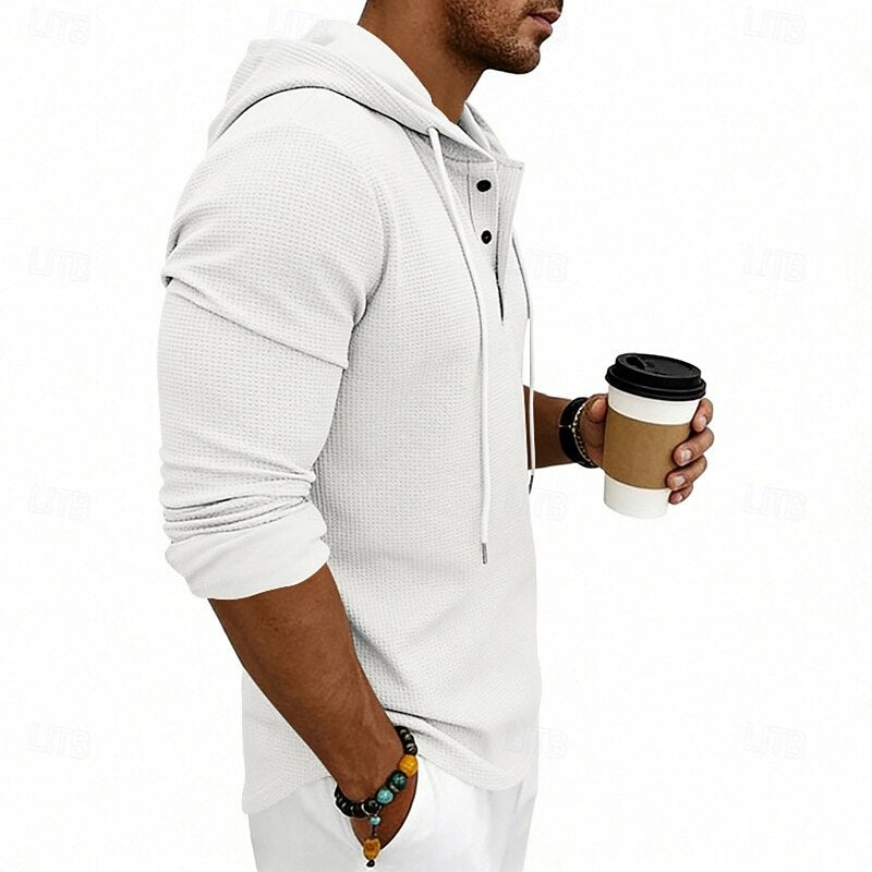 Malcolm | Avslappnad Dragkedja Hoodie