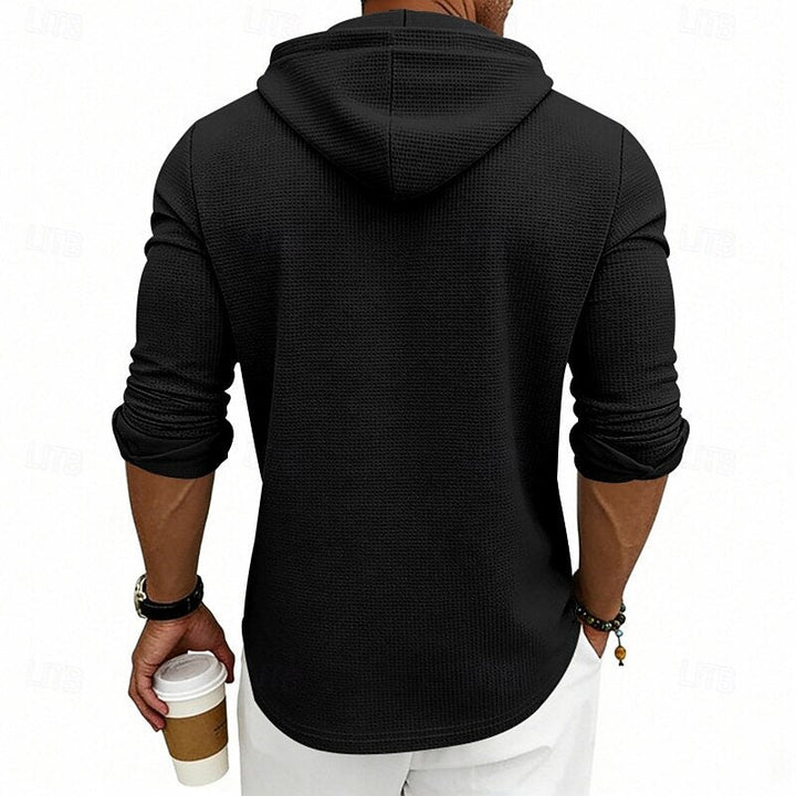 Malcolm | Avslappnad Dragkedja Hoodie